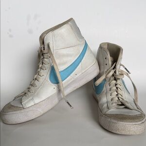 Nike Blazer Mid '77 GS Summit White Aquarius Blue